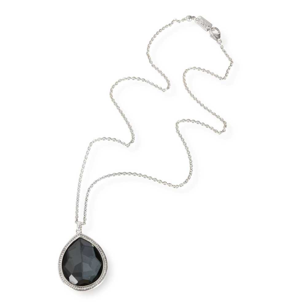 Tiffany & Co. Ippolita Stella Hematite Diamond Pe… - image 2