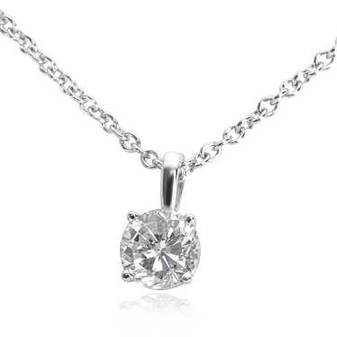 Tiffany & Co. IGL Certified Diamond Pendant Neckl… - image 1