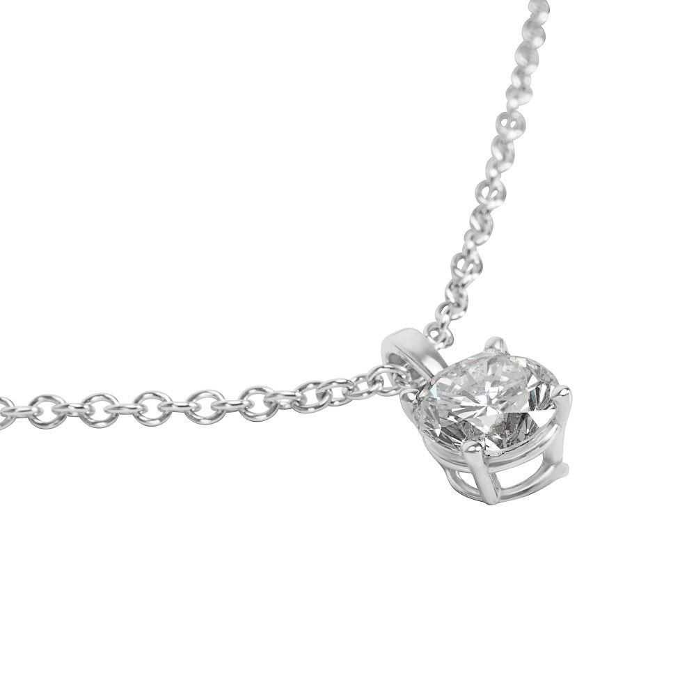 Tiffany & Co. IGL Certified Diamond Pendant Neckl… - image 2