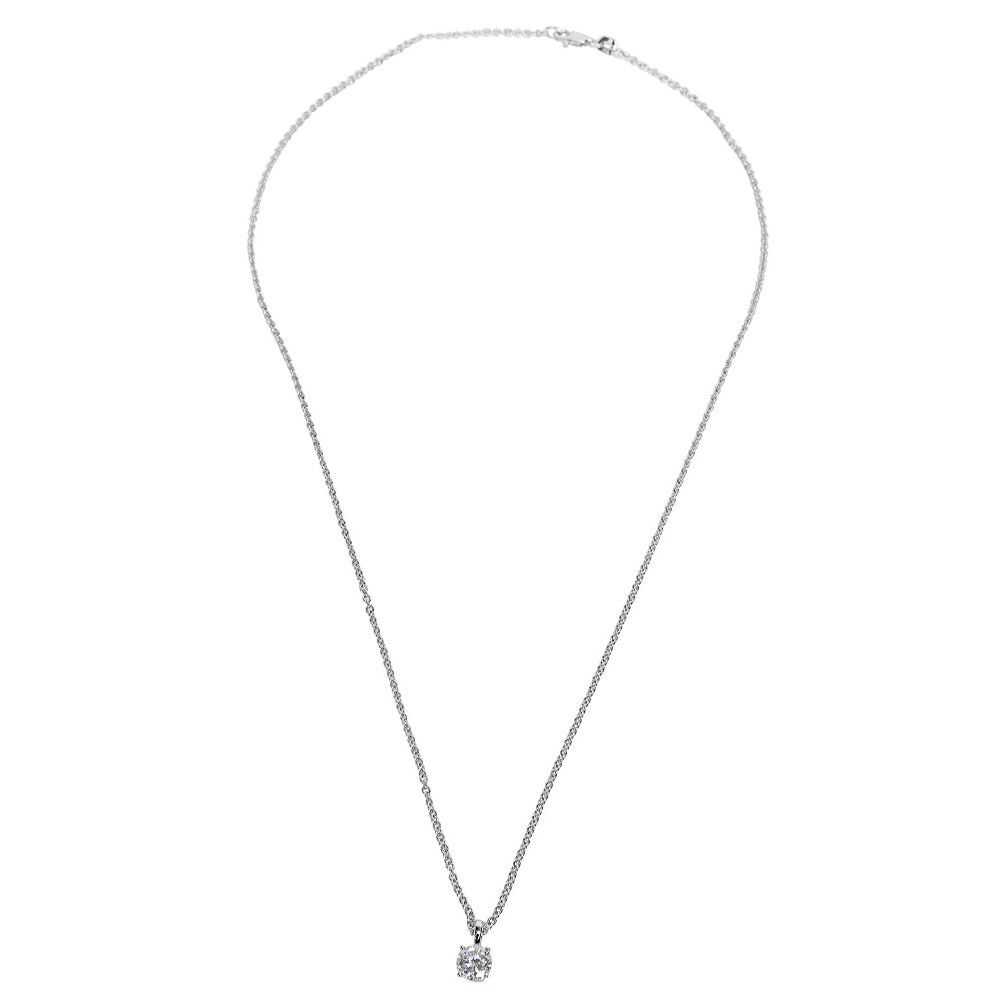 Tiffany & Co. IGL Certified Diamond Pendant Neckl… - image 3