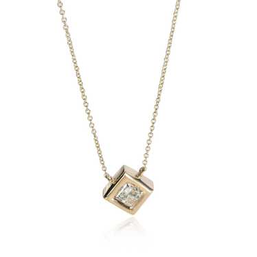 Tiffany & Co. GIA Certified Princess cut Solitair… - image 1