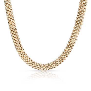 Tiffany & Co. FOPE Love Nest Necklace in 18KT Yell