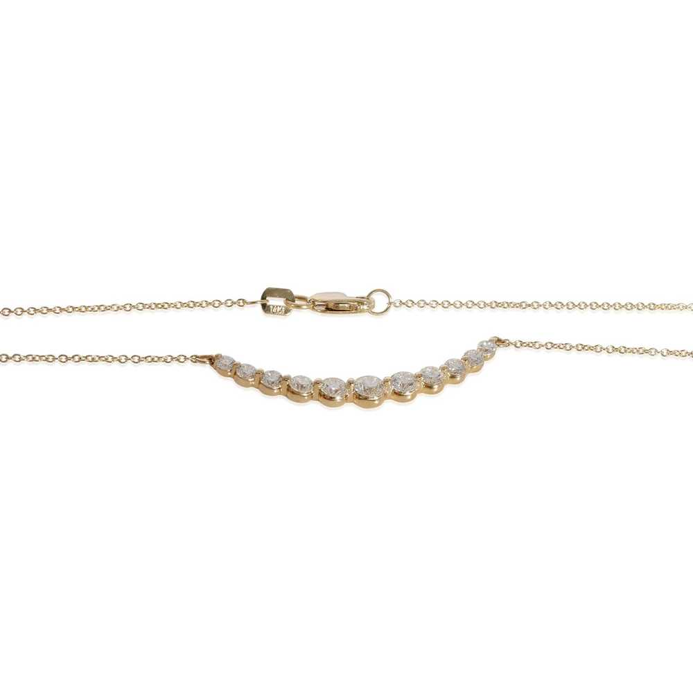 Tiffany & Co. Diamond Smile Necklace in 14K Yello… - image 2