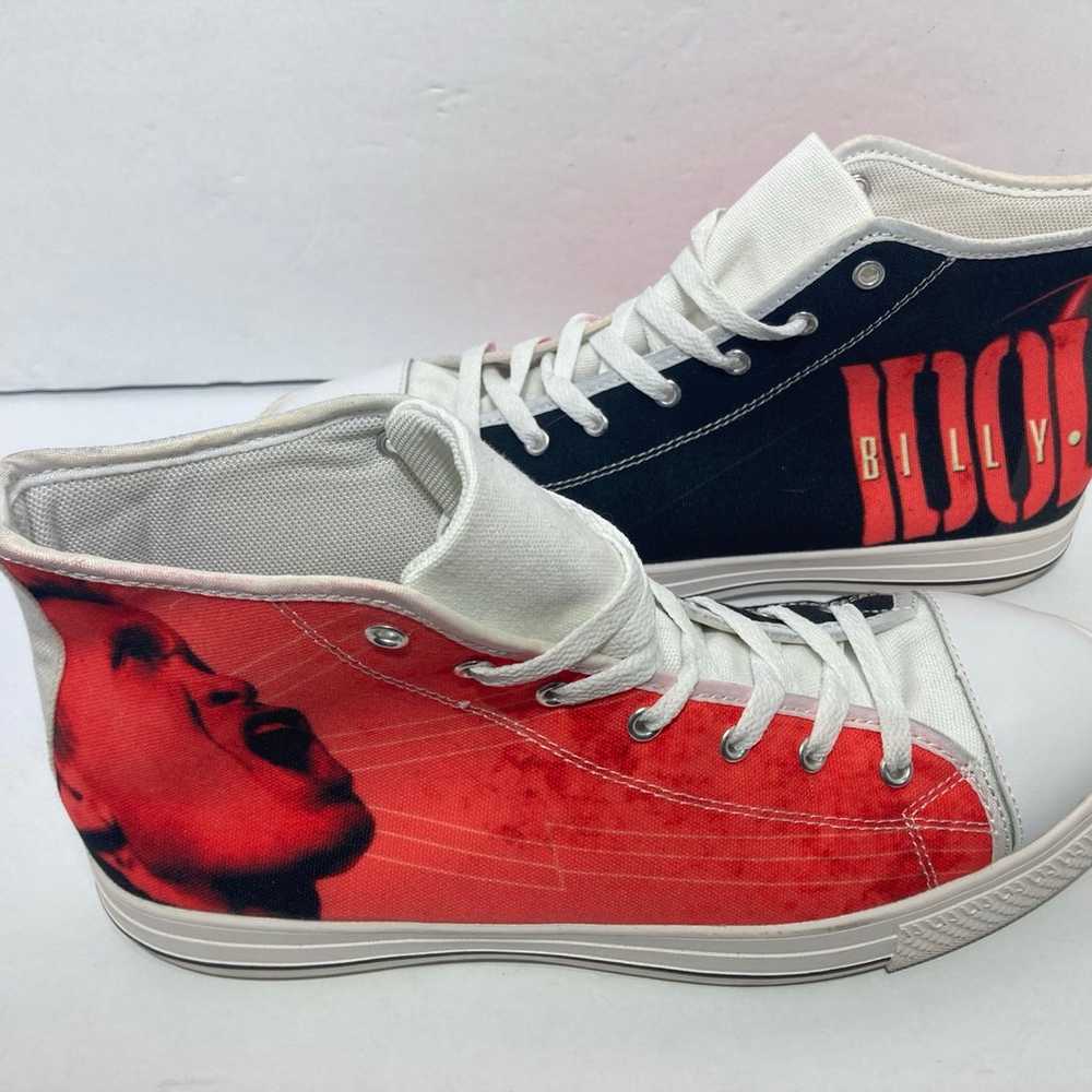 RARE Limited Edition Billy Idol High Top Sneakers… - image 1