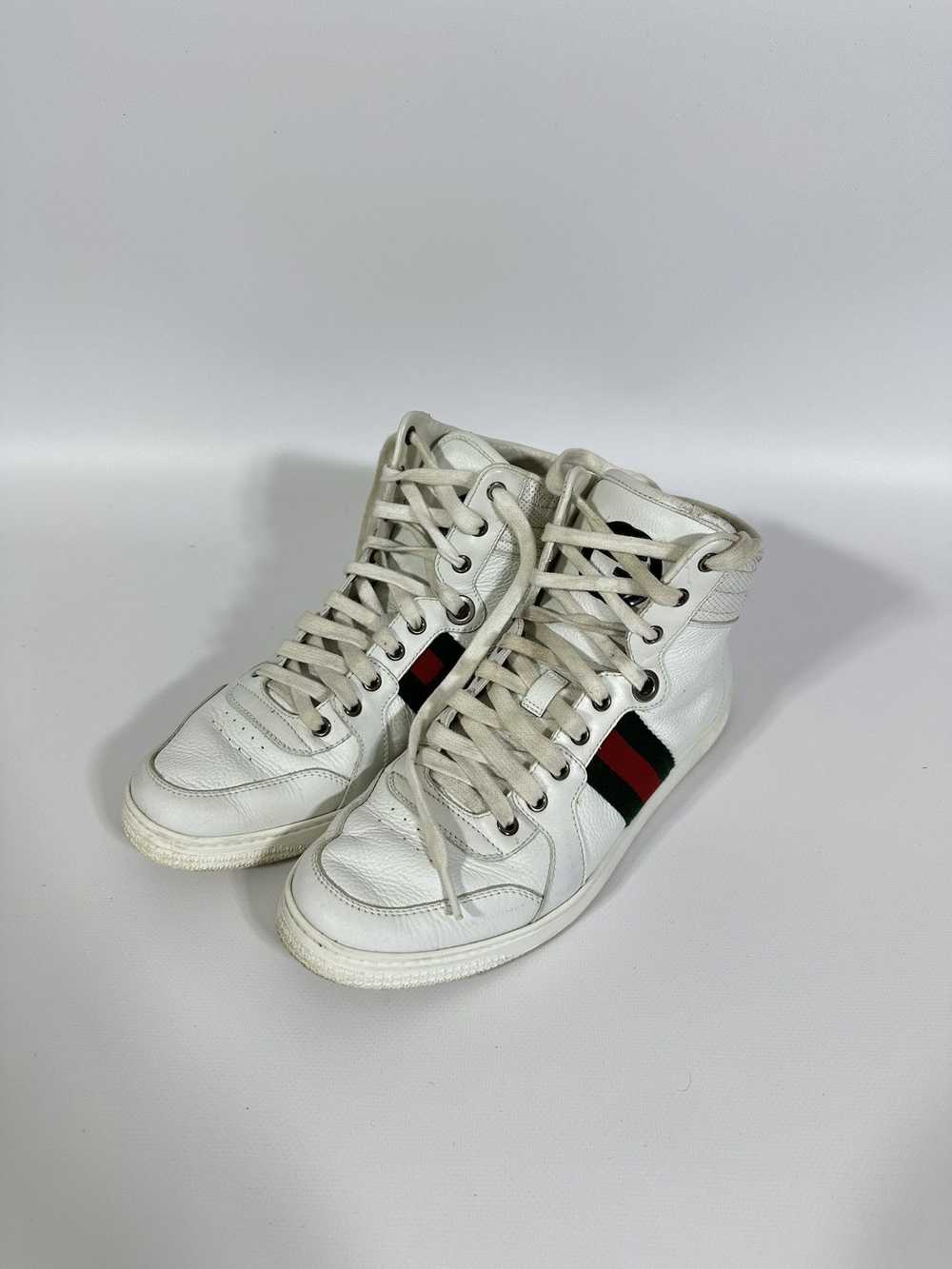 Gucci Gucci High-top Sneakers White Classic Web L… - image 2