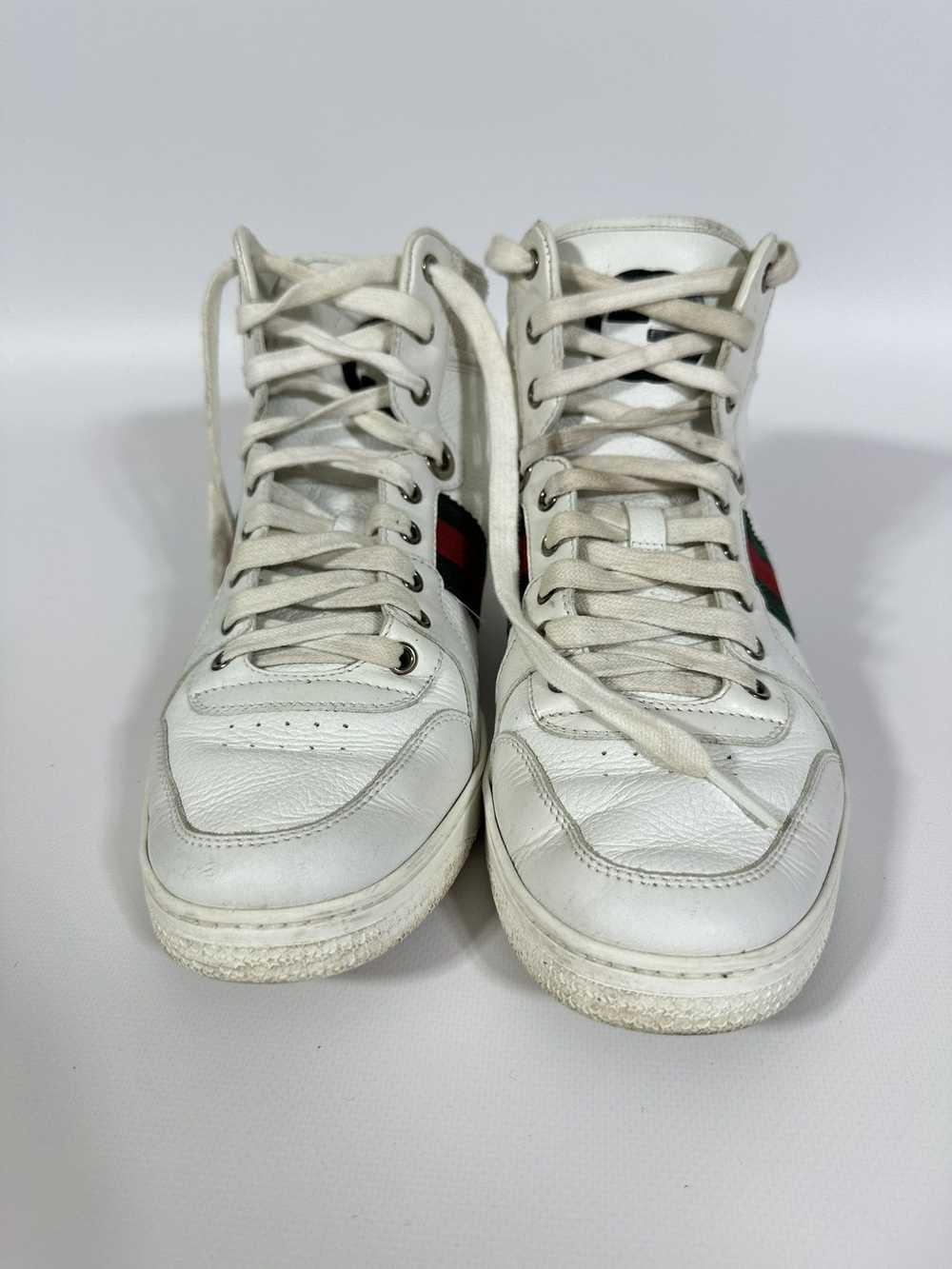 Gucci Gucci High-top Sneakers White Classic Web L… - image 3