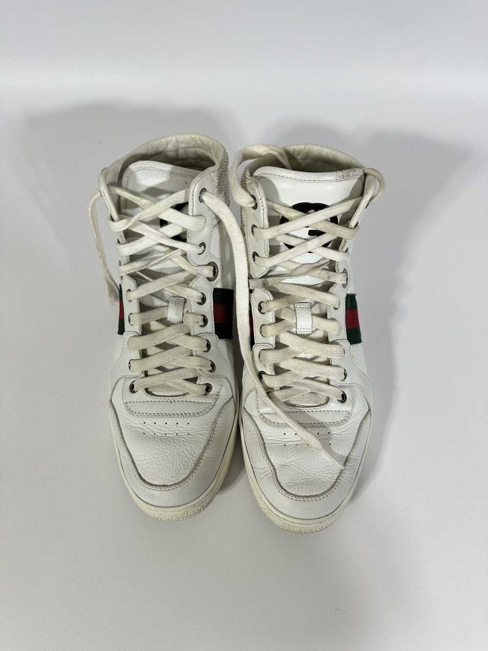 Gucci Gucci High-top Sneakers White Classic Web L… - image 4