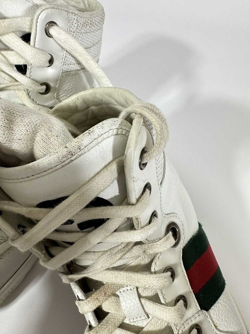 Gucci Gucci High-top Sneakers White Classic Web L… - image 6