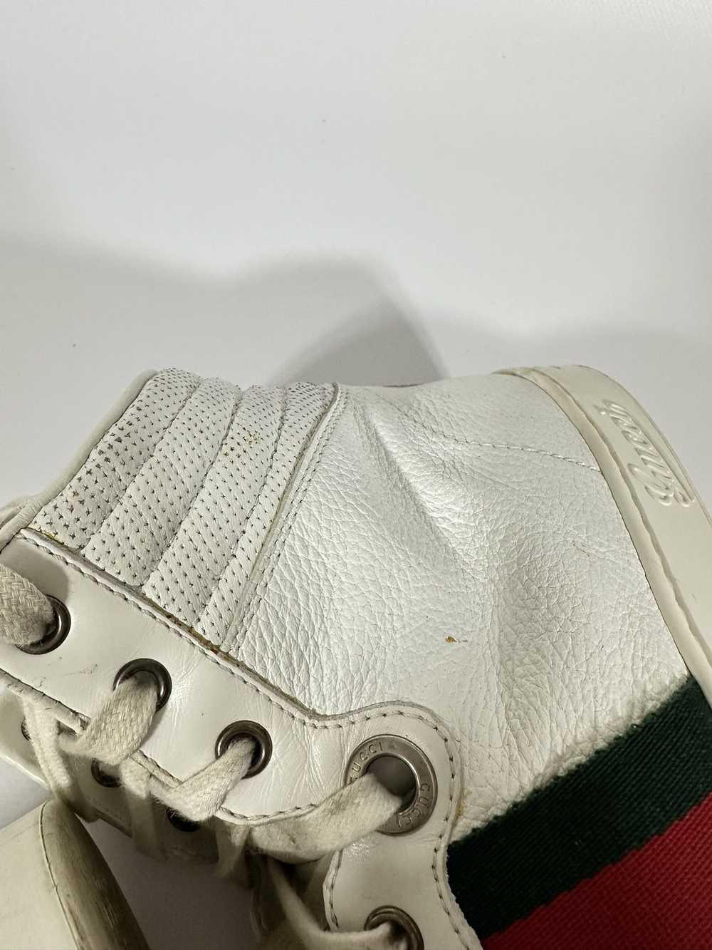 Gucci Gucci High-top Sneakers White Classic Web L… - image 8