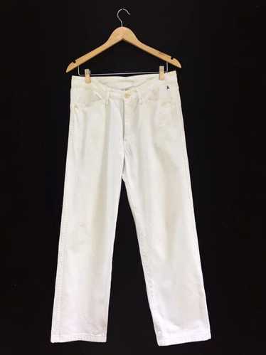 45rpm × Designer 45 RPM White Casual Pants Denime 