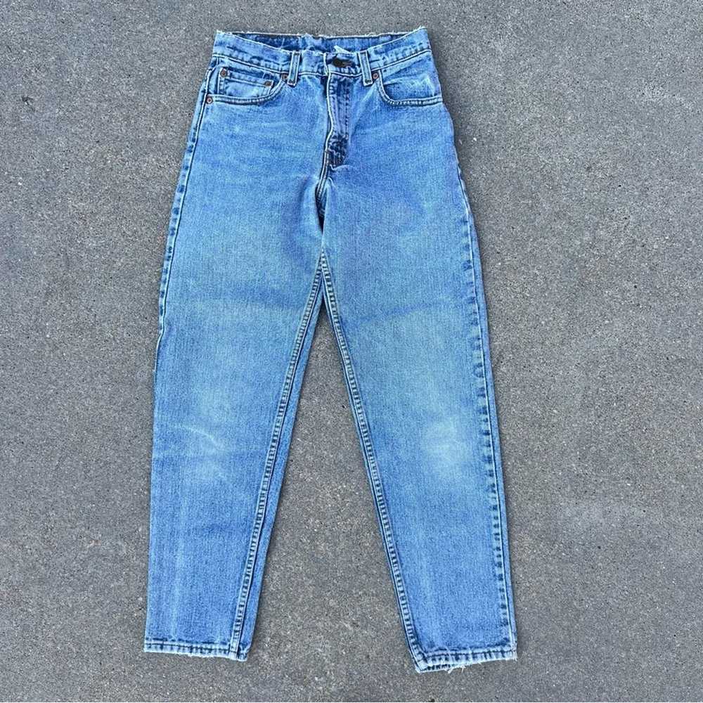 Levi's Vintage 90s Levi’s 550 jeans - worn in fad… - image 2