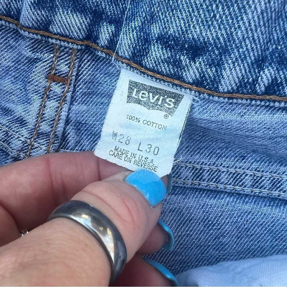 Levi's Vintage 90s Levi’s 550 jeans - worn in fad… - image 8
