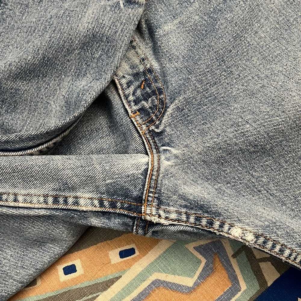 Levi's Vintage 90s Levi’s 550 jeans - worn in fad… - image 9