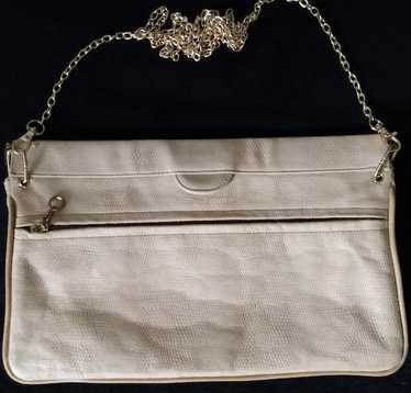 OOAK Unused 1950s Real White Python, Internal Hex… - image 1