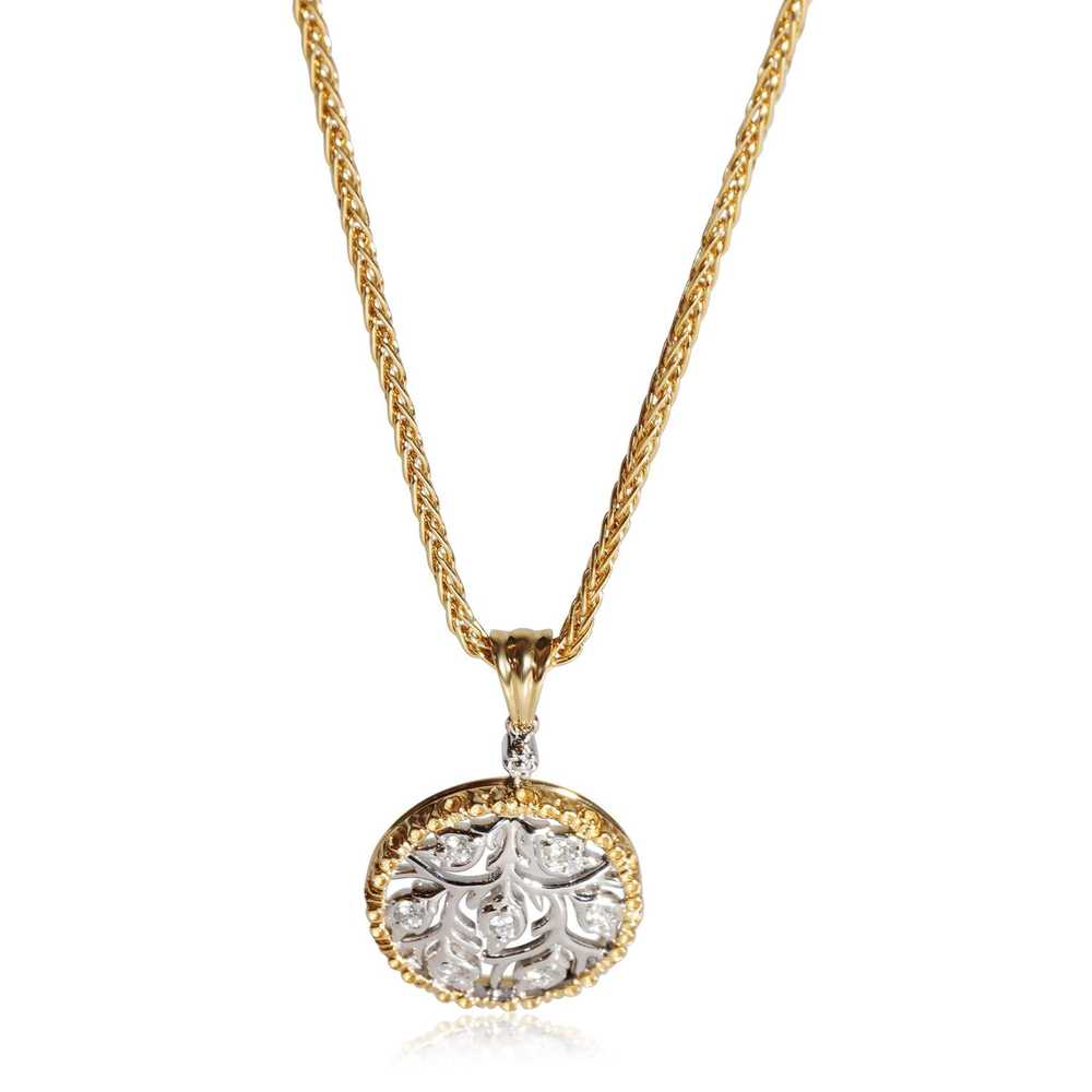Tiffany & Co. Buccellati Ramage Round Diamond Pen… - image 1
