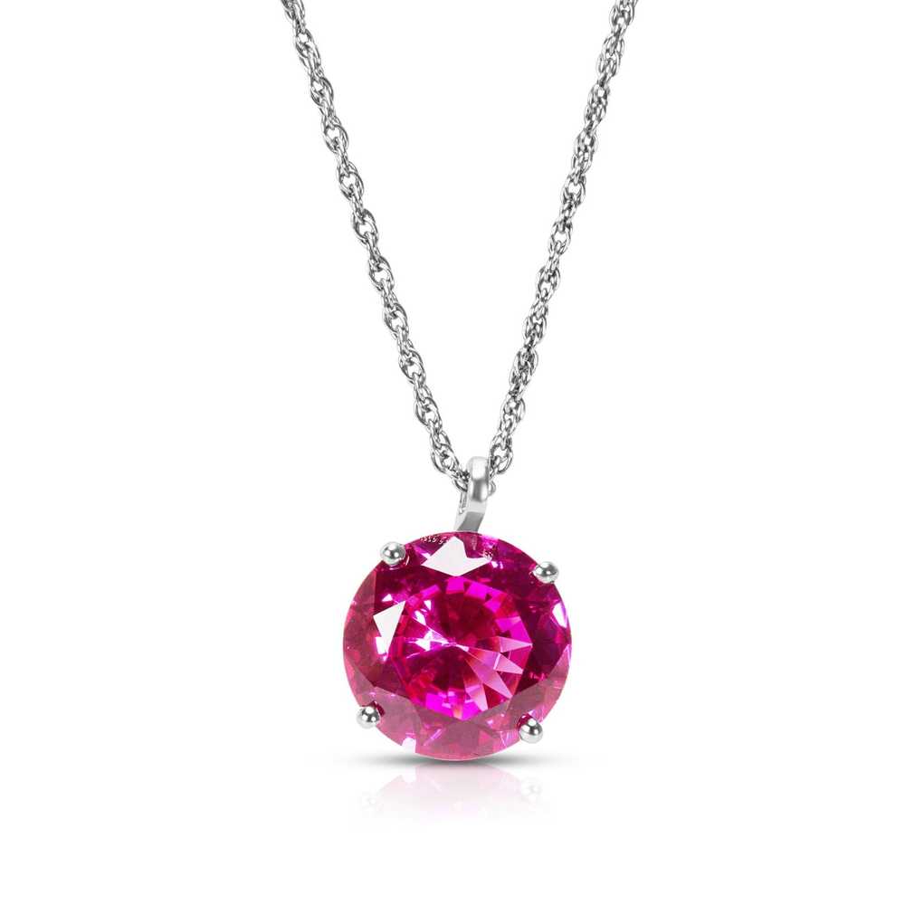 Tiffany & Co. BRAND NEW Created Sapphire Pendant … - image 4