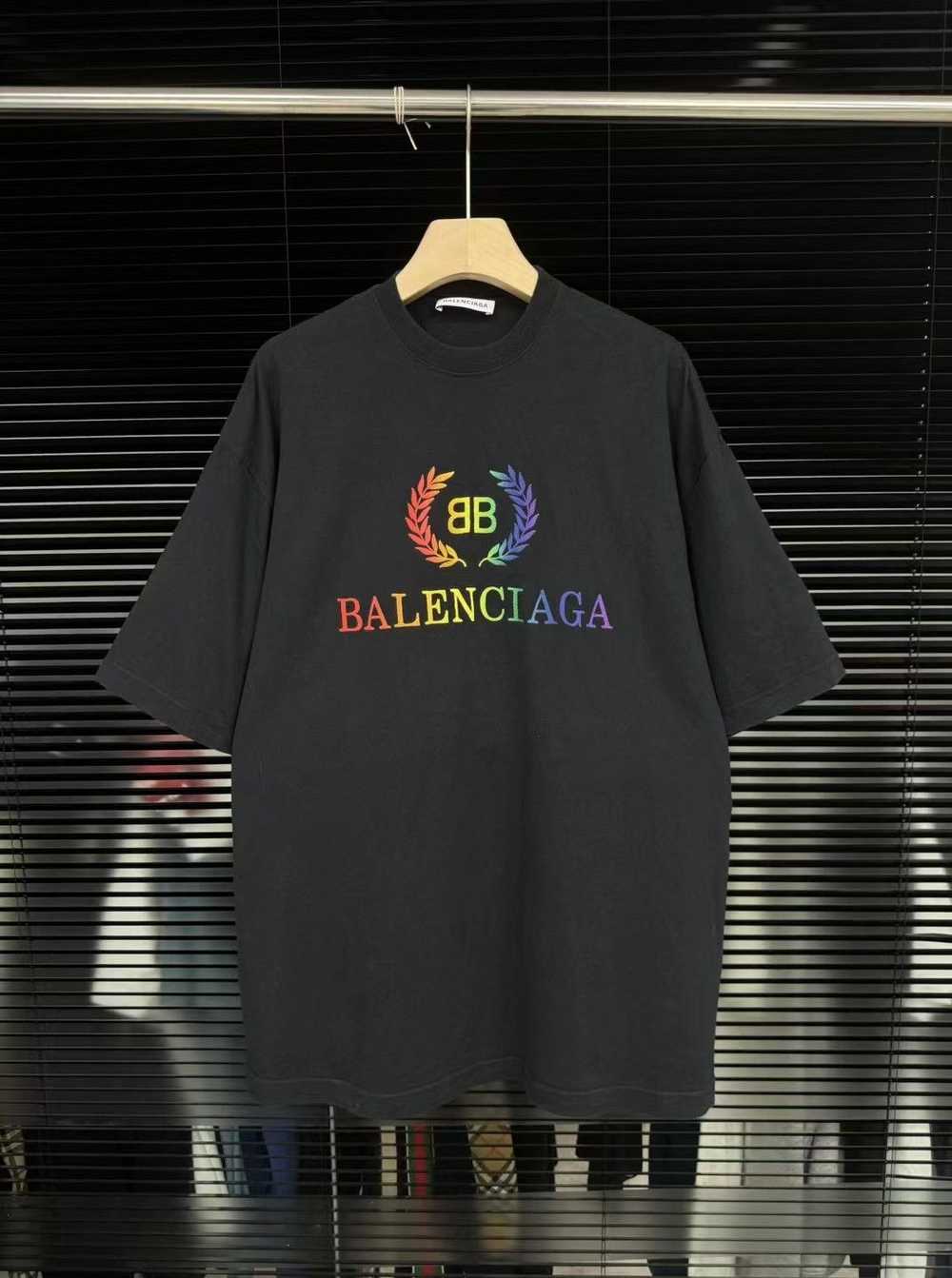 Balenciaga BALENCIAGA RAINBOW CREST LOGO - image 1