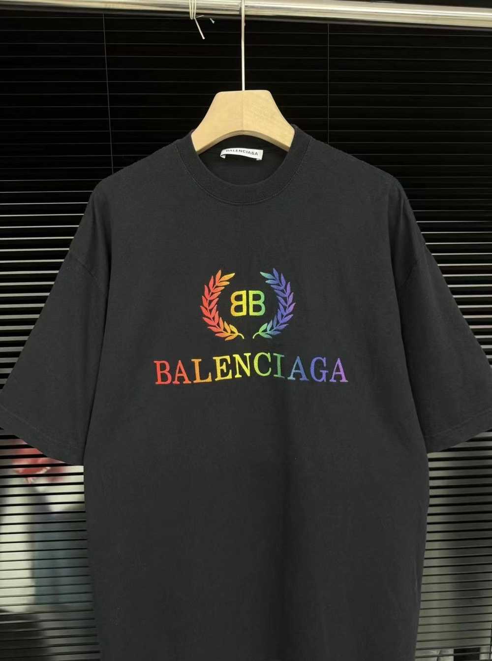 Balenciaga BALENCIAGA RAINBOW CREST LOGO - image 3