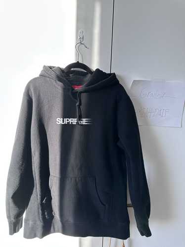 Supreme Supreme motion logo hoodie black XL