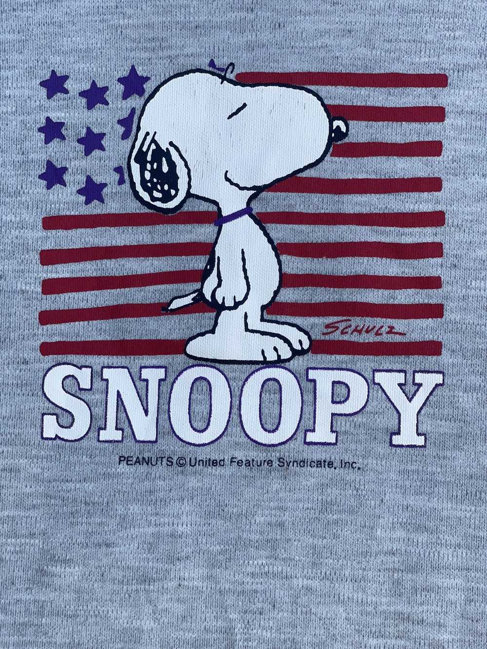 Peanuts × Vintage Vintage Snoopy American Flat Sw… - image 5