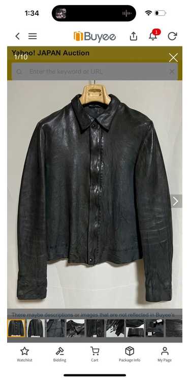 Incarnation Garment Dyed Guidi Calf Leather Jacket
