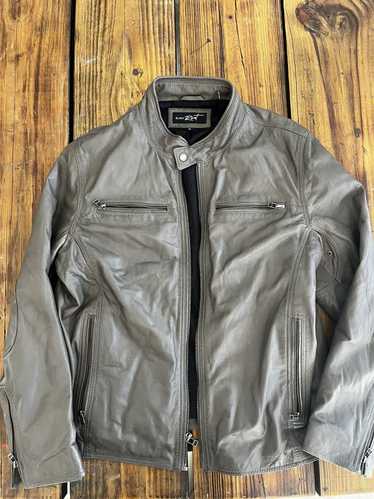 Black Rivet Black Rivet Grey Leather Jacket