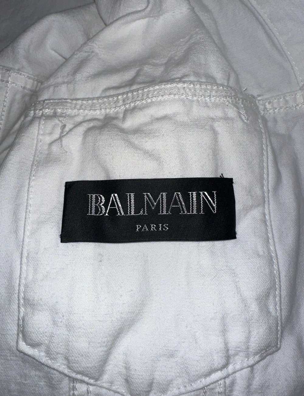 Balmain × Pierre Balmain Balmain Jean Jacket Whit… - image 6