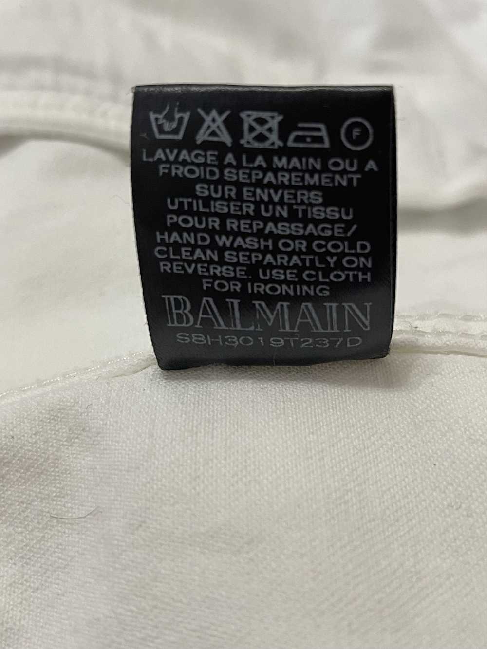 Balmain × Pierre Balmain Balmain Jean Jacket Whit… - image 8