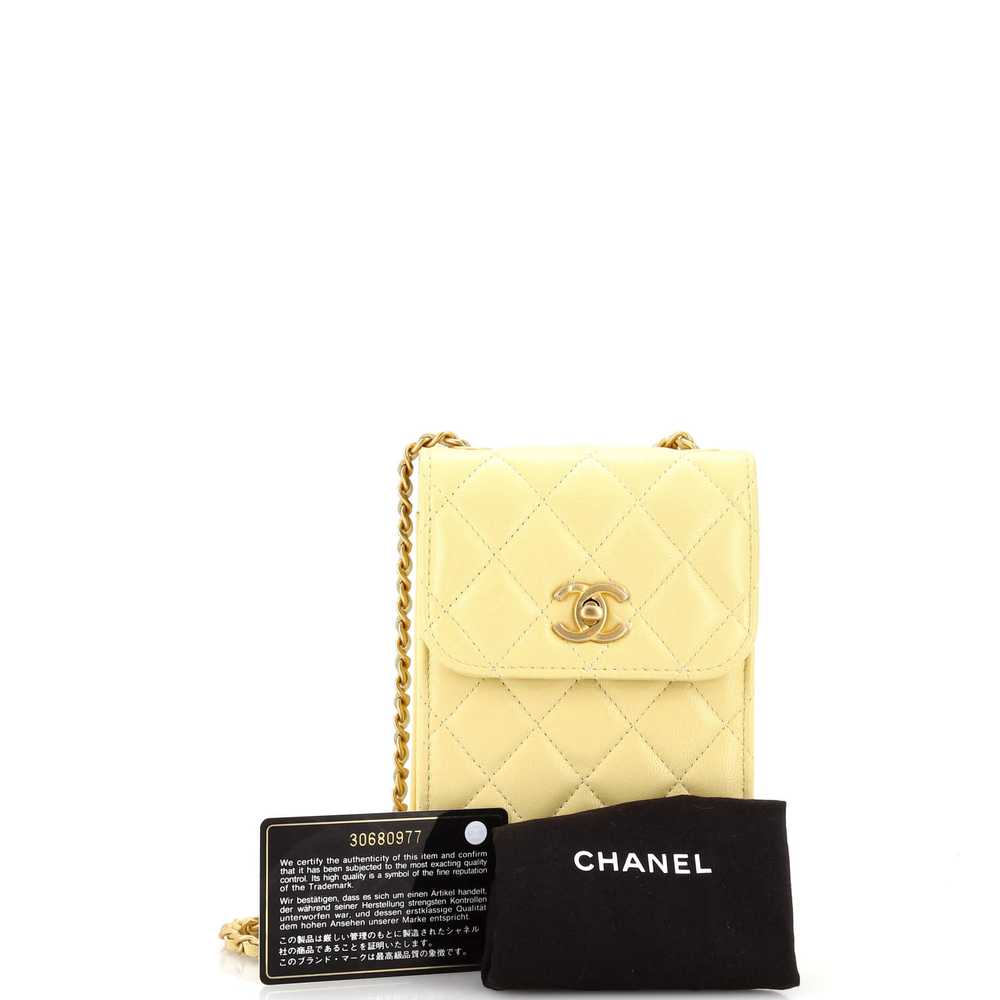 CHANEL Pearl Crush Phone Holder Crossbody Bag Qui… - image 2