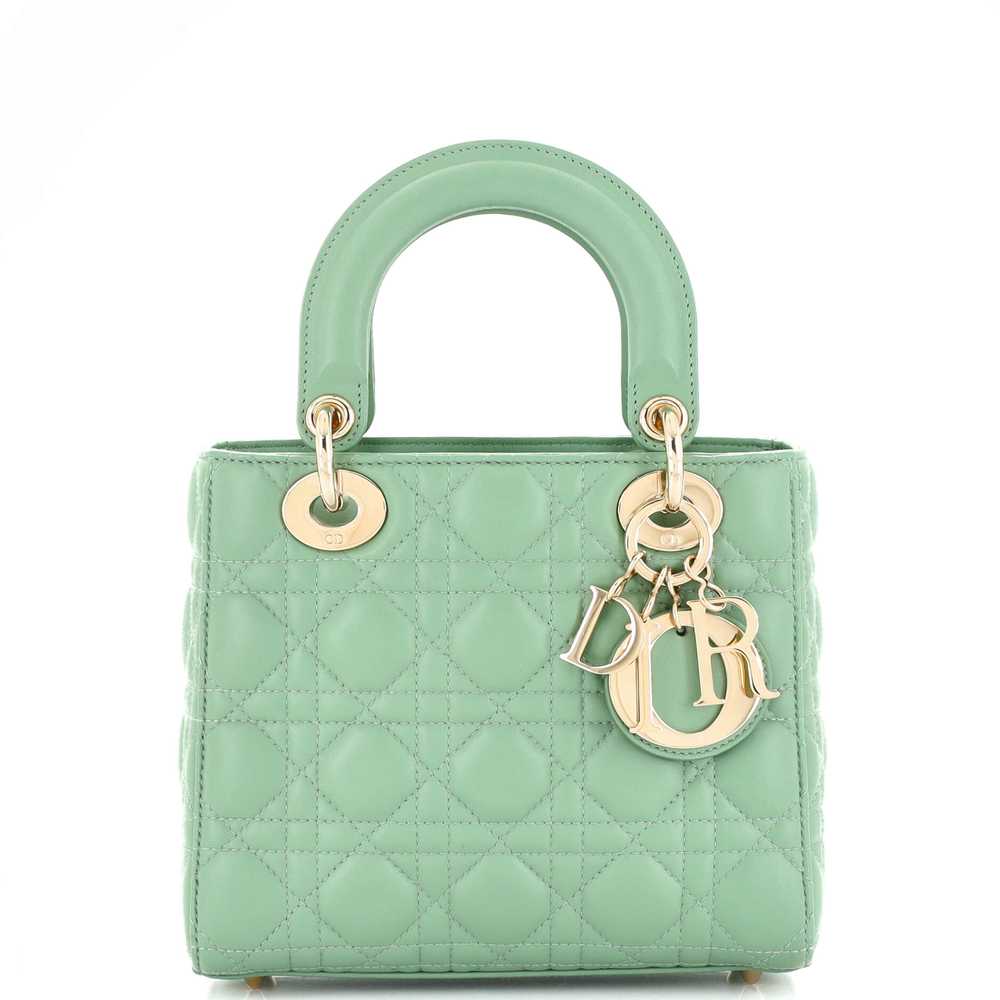 Christian Dior My Lady Dior Bag Cannage Quilt Lam… - image 1