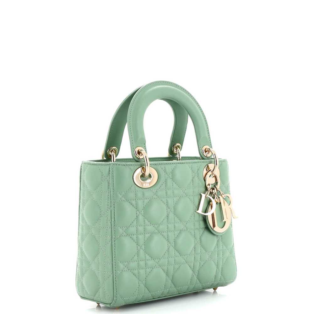 Christian Dior My Lady Dior Bag Cannage Quilt Lam… - image 2