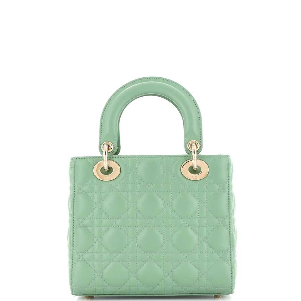 Christian Dior My Lady Dior Bag Cannage Quilt Lam… - image 3