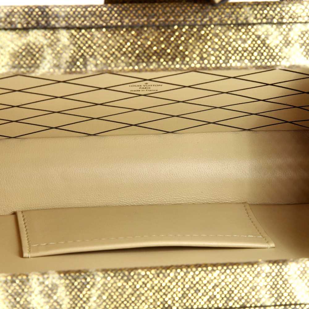 Louis Vuitton Petite Malle Handbag Lizard - image 5