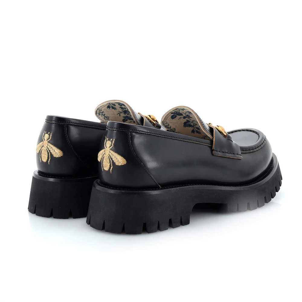 GUCCI Men's Harald Horsebit Loafers Leather - image 3