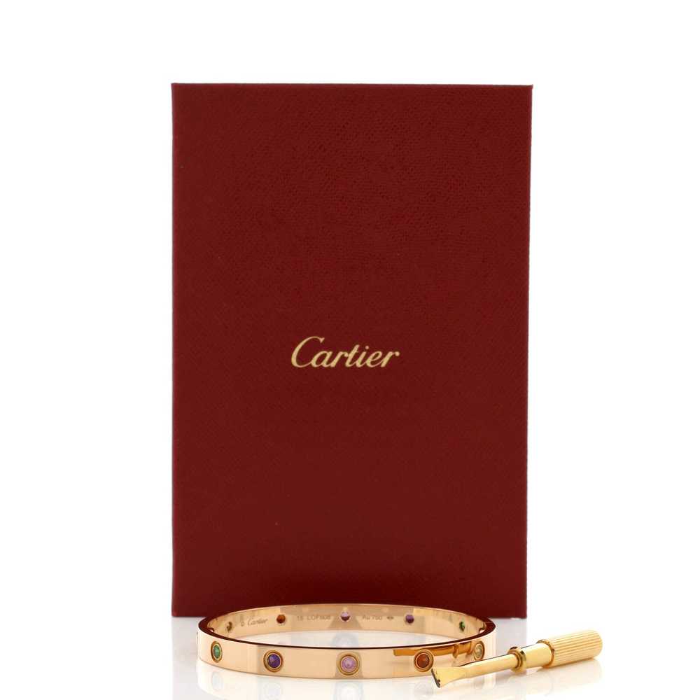 Cartier Love 10 Stone Bracelet - image 2