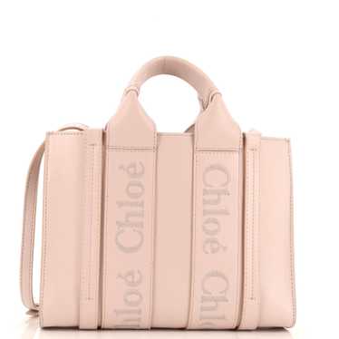 CHLOE Woody Convertible Tote Leather Small