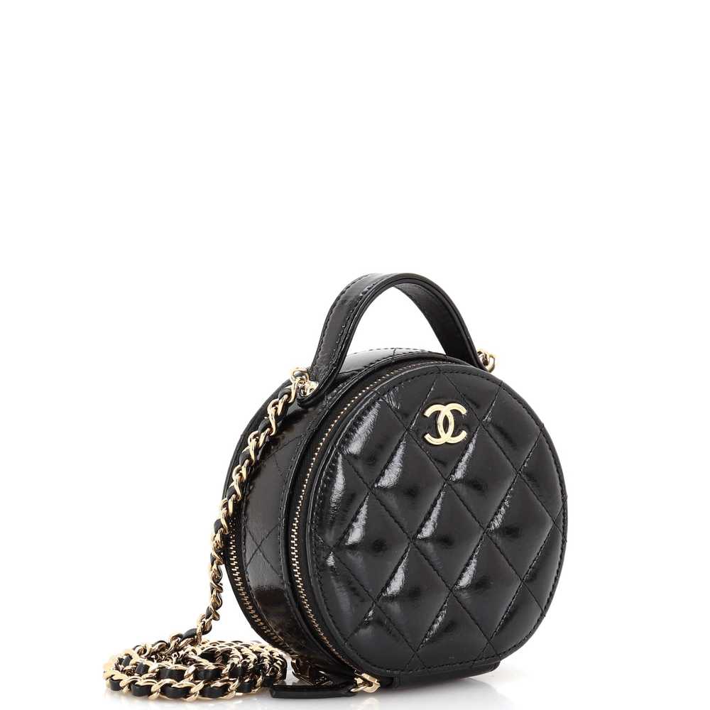 CHANEL Handle with Care Round Vanity Case with Ch… - image 2