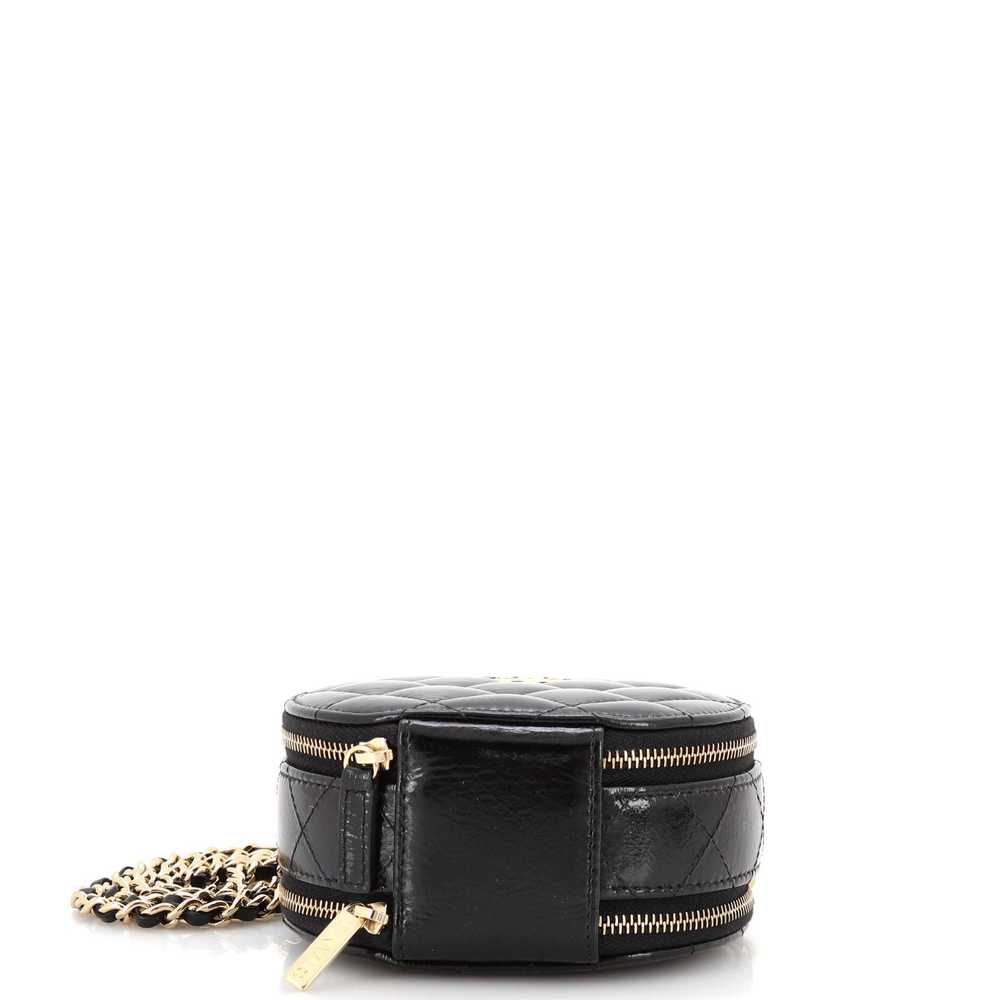CHANEL Handle with Care Round Vanity Case with Ch… - image 4