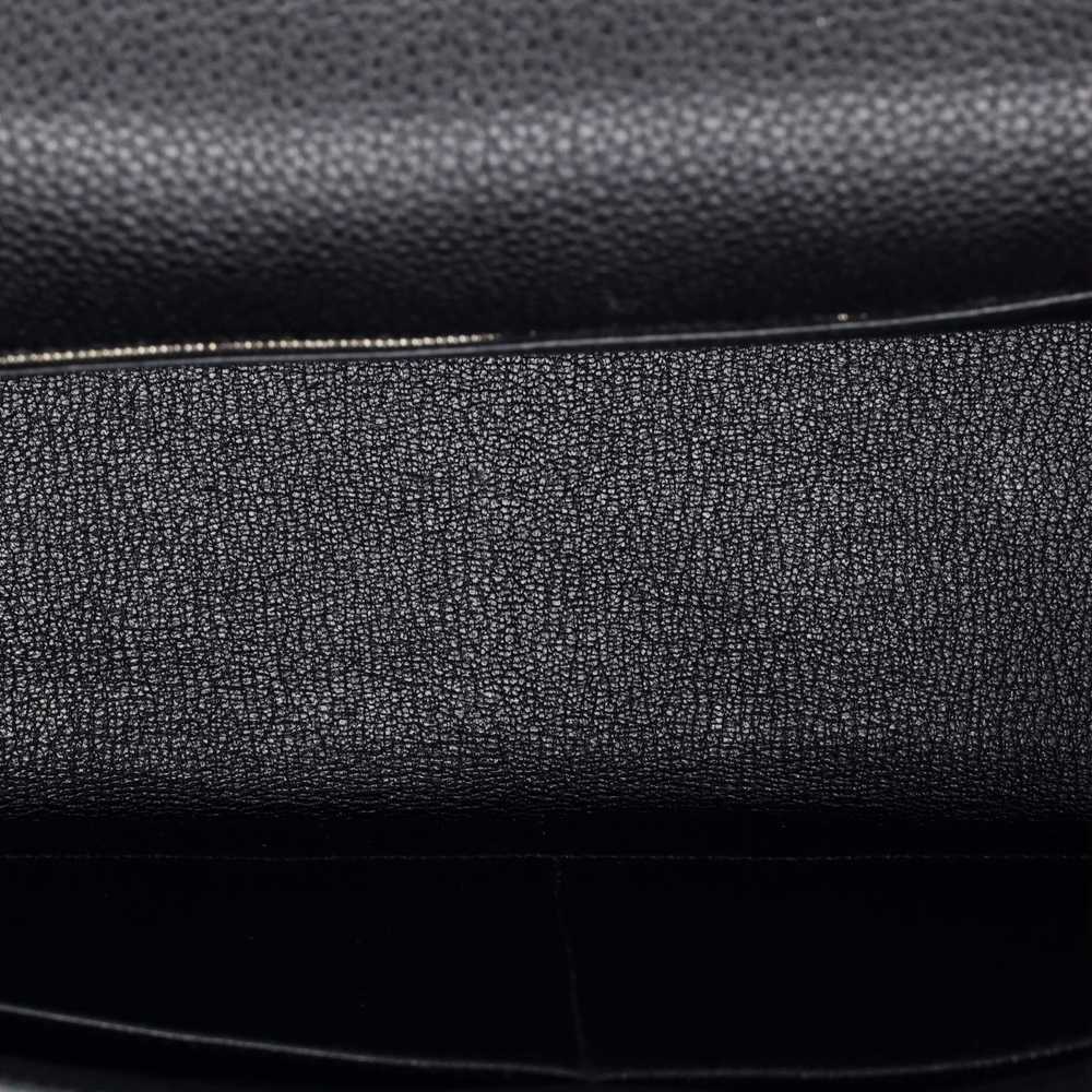 Hermes Kelly Handbag Noir Togo with Palladium Har… - image 6
