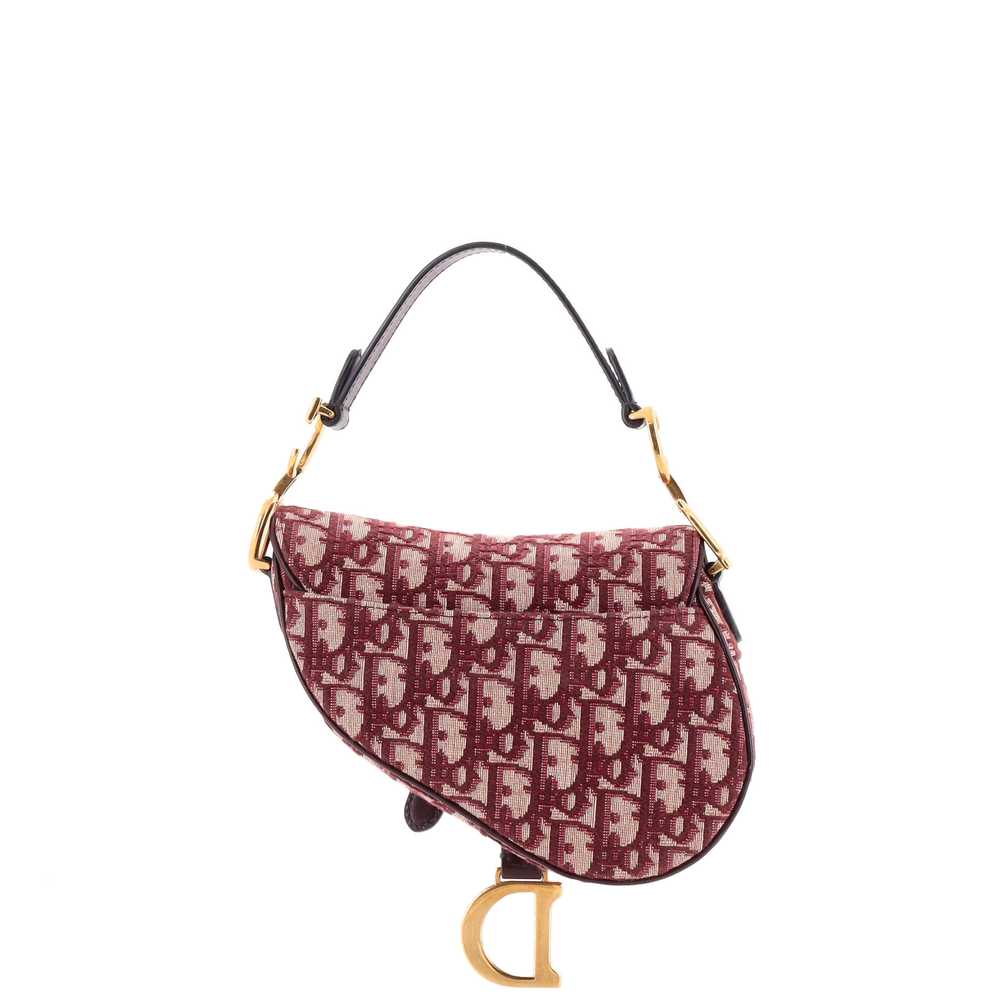 Christian Dior Saddle Handbag Oblique Canvas Mini - image 3