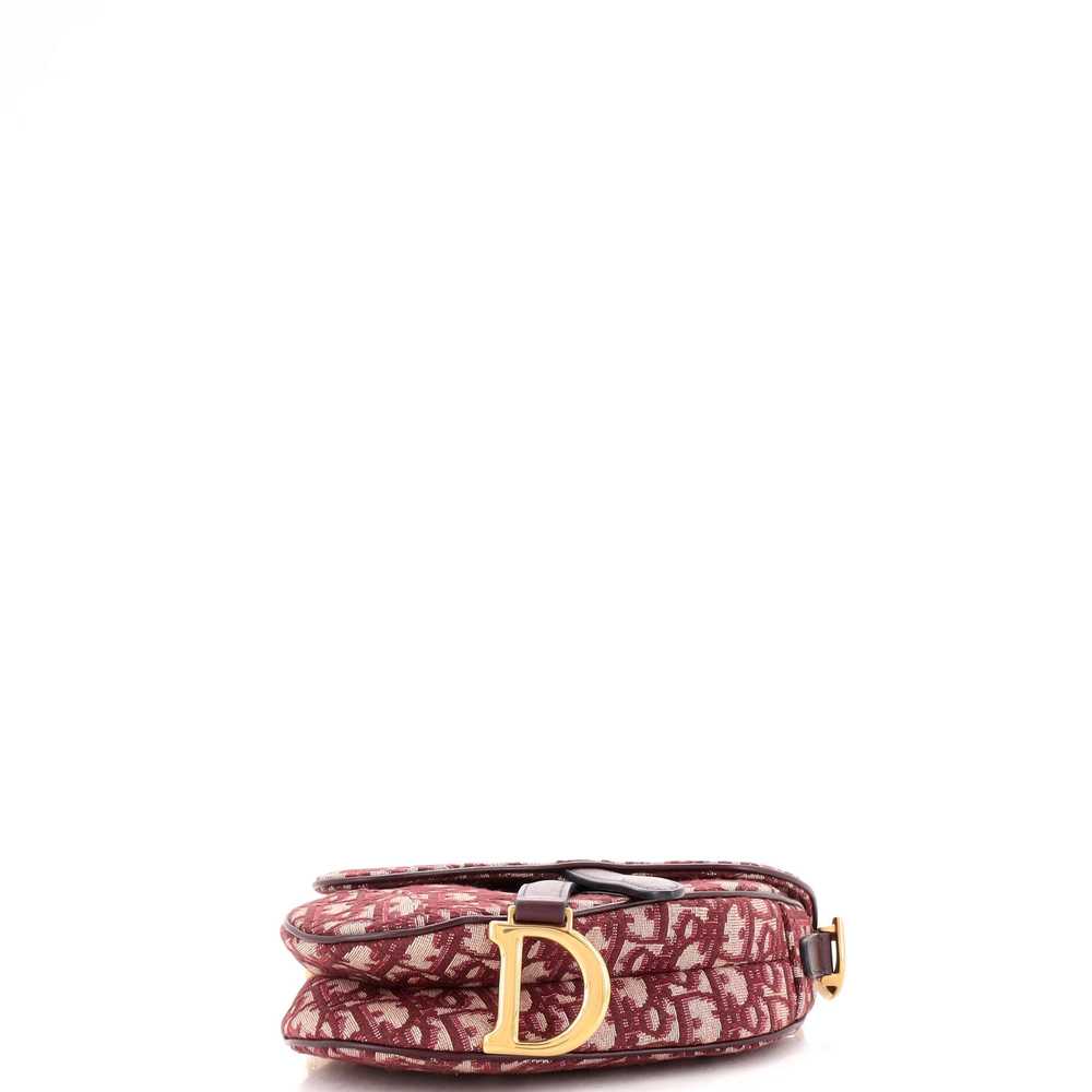 Christian Dior Saddle Handbag Oblique Canvas Mini - image 4