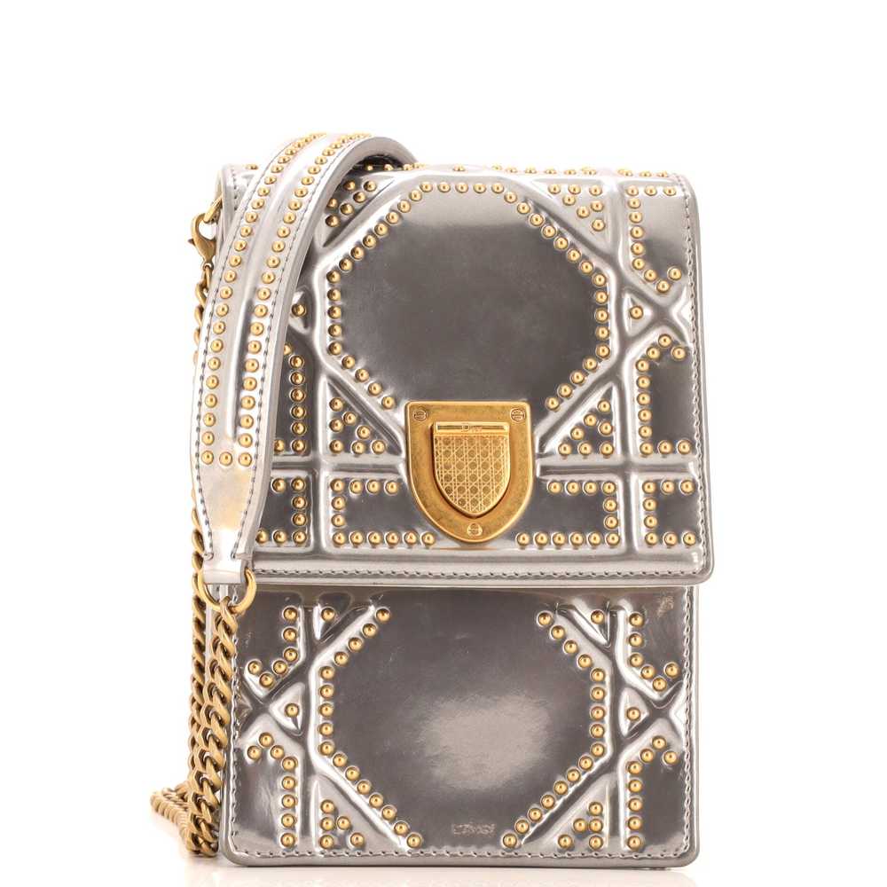 Christian Dior Diorama Vertical Clutch on Chain S… - image 1