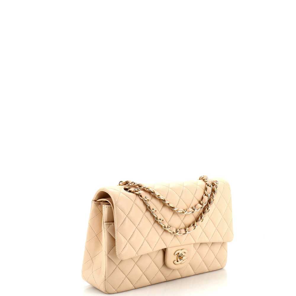 CHANEL Classic Double Flap Bag Quilted Lambskin M… - image 3