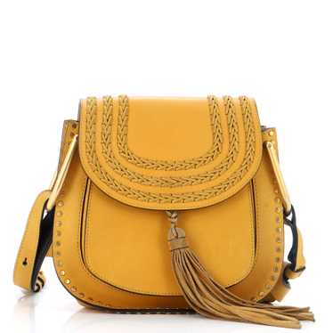 CHLOE Hudson Handbag Whipstitch Leather Small