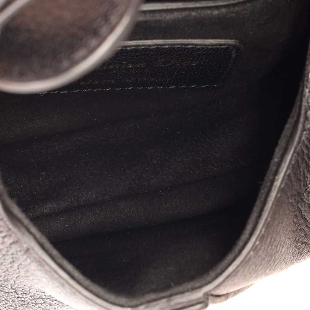 Christian Dior Saddle Handbag Leather Micro - image 5