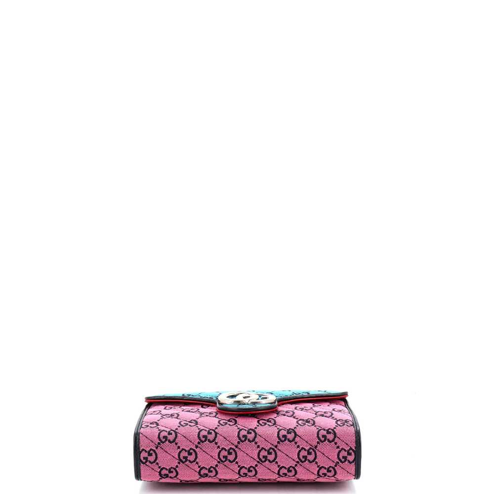GUCCI GG Marmont Chain Wallet Diagonal Quilted GG… - image 4