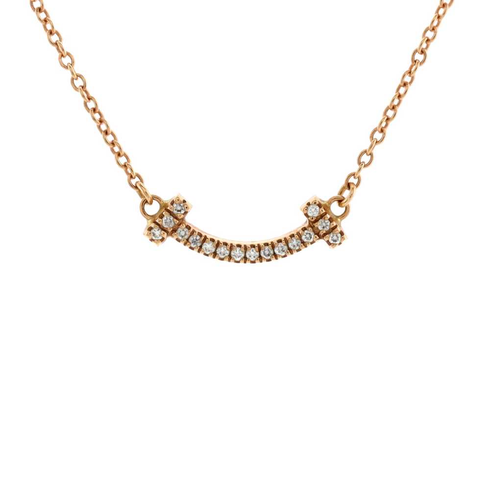 Tiffany T Smile Pendant Necklace - image 1
