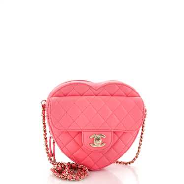 CHANEL CC in Love Heart Bag Quilted Lambskin - image 1