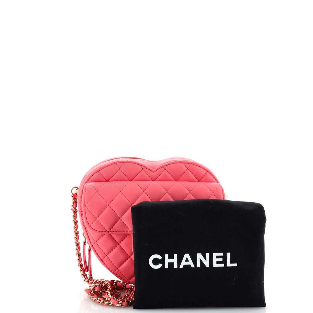 CHANEL CC in Love Heart Bag Quilted Lambskin - image 2