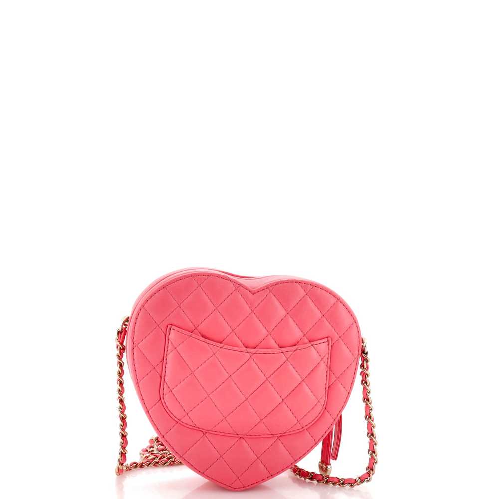 CHANEL CC in Love Heart Bag Quilted Lambskin - image 4